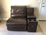Reclining LUXURY Leather Sofa 6pc Perfect Condition !