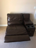 Reclining LUXURY Leather Sofa 6pc Perfect Condition !