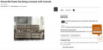 Brassville Power Reclining Sofa & Loveseat w/ Console 75% off MSRP