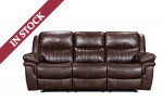 In Stock! POWER Reclining Hampton Brown Sofa