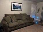 Three Cushion Sofa Microfiber
