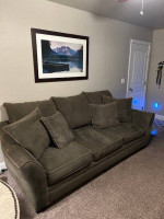 Three Cushion Sofa Microfiber
