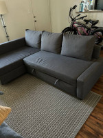 Ikea 3 Seat Sleeper Sofa w/ storage