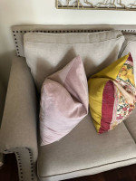 Linen sofa