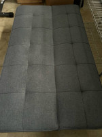 Grey folding sofa