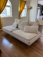 White Ikea Soderhamn Sectional Sofa