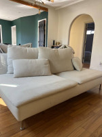White Ikea Soderhamn Sectional Sofa