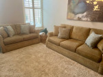 Sofa bed and loveseat set