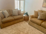 Sofa bed and loveseat set