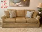 Sofa bed and loveseat set
