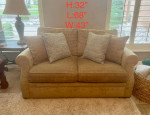 Sofa bed and loveseat set