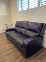 Leather Recliner Sofa