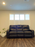 Leather Recliner Sofa
