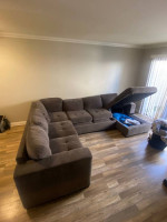 Huge grey sleeper sleeper sofa