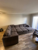 Huge grey sleeper sleeper sofa