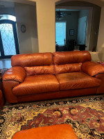 Leather sofa