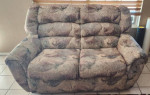 Love Seat (Couch, Sofa) 6' light grey fabric