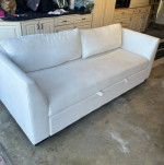 Gorgeous White Boucle Sofa bed