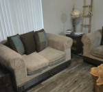 Sofa Set $200 - Barstools & Table $200 - Globes $25 - Chair - $40