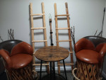Sofa Set $200 - Barstools & Table $200 - Globes $25 - Chair - $40
