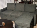 Gray sleeper sofa (queen size)
