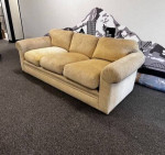 MAKE OFFER Saffron 3 Cushion Woven Chenille Sofa