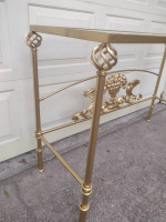 GOLD CONSOLE TABLE, ENTRY TABLE OR SOFA TABLE