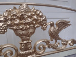 GOLD CONSOLE TABLE, ENTRY TABLE OR SOFA TABLE