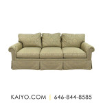 Edward Ferrell Three Cushion Skirted Sofa (Was 4000)
