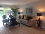 Grey and Black Armchairs and Sofa