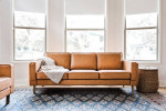Sofa, Armchair, and Ottoman set (Vegan Leather), Albany Park Brand