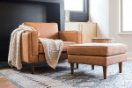 Sofa, Armchair, and Ottoman set (Vegan Leather), Albany Park Brand