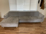 Gray SLATORP sectional sofa