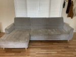 Gray SLATORP sectional sofa