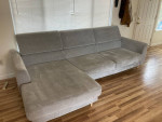 Gray SLATORP sectional sofa
