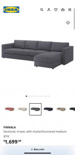 Ikea Finnala Sectional Sofa Couch (Pending)