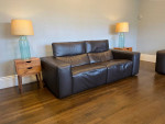 Natuzzi Italian Leather Electric Motion Reclining Sofa