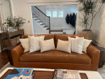Custom Leather Sofa