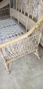 Antique Wicker Sofa