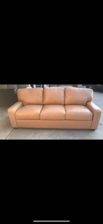 Arizona Leather Albany Sofa - 100% Top Grain Italian Leather