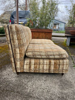 Mid Century Plaid Modular Sofa/Seats