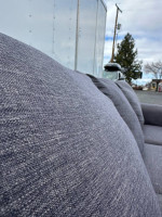Grey Sectional Sofa w/ Reversible Chaise