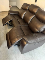 Costco Leather Power Recliner Sofa
