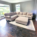 Big Sectional Sofa and Ottoman