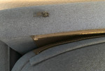 Sofa Couch Mid Century Style Navy