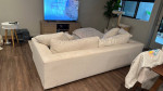 Living spaces utopia sofa and ottoman