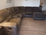 Stunning six piece reclining sofa sectional by Ashley furniture