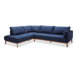 Mid night Blue Fabric Sofa