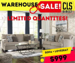 HUGE Discounts on Ashley Sofa & Love Seats-Take a additional $50 off