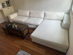 (New) Crate & Barrel Oceanside 2-Piece Right-Arm Chaise Sectional Sofa